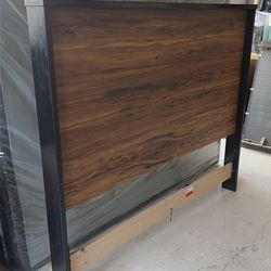 Queen size bed frame with head board