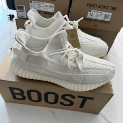 Adidas Yeezy Boost 350 V2 Bone Size 10.5 & 12 Men