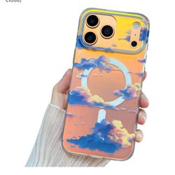 Brandnew iPhone 17 Pro Case Cute, Compatible with Magsafe, Stylish Rainbow Phone Case
