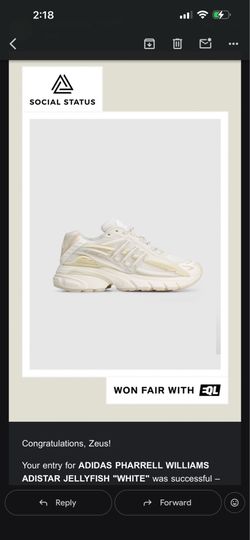 Adidas Pharrell Williams JELLY FISH WHITE🔥🔥