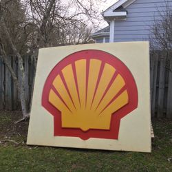 Huge vintage Shell sign I believe it’s 6’x7’ 