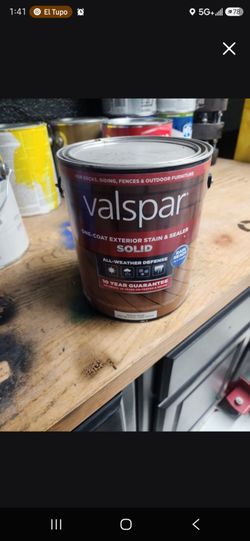 Selling 4 gallons of brand new solid stain