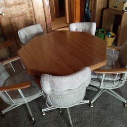 Octagon Kitchen Table With 5 Chairs