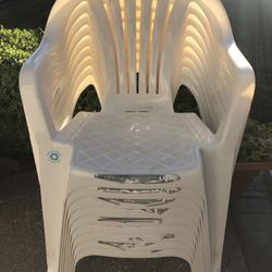 Brand New Stackable Chairs $15 Each 
