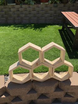 Beehive shelves
