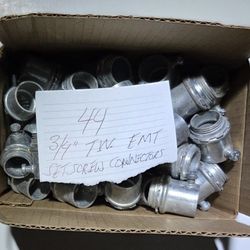 3/4 inch Thin Wall Set Screw Connectors 44 count