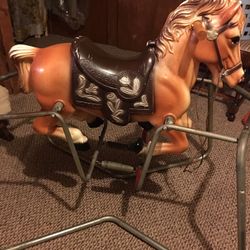Spring rocking horse 1963 by Glazon inc