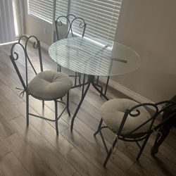 Table And 4 Chairs 