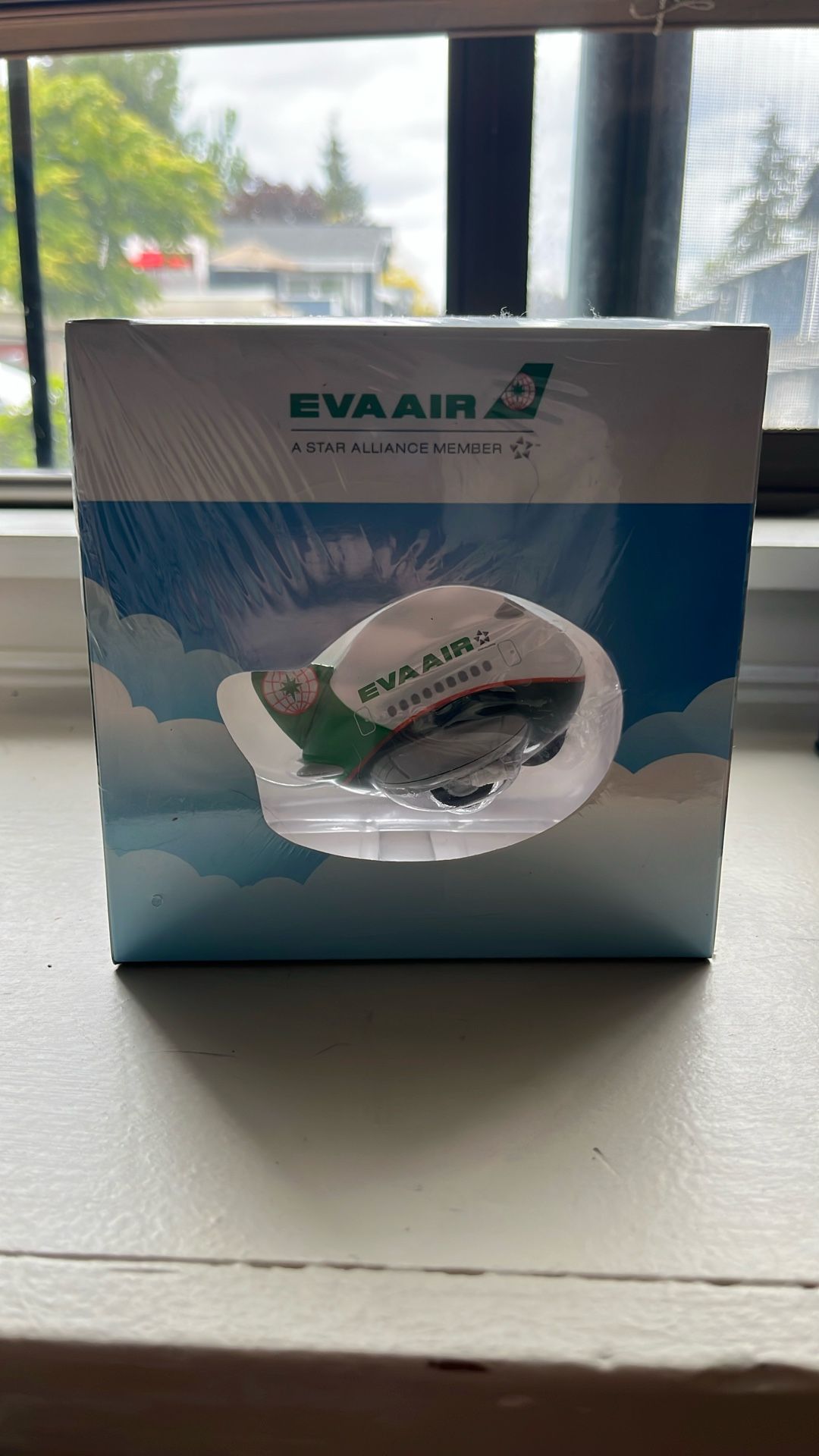 Eva Air Plane Figurine