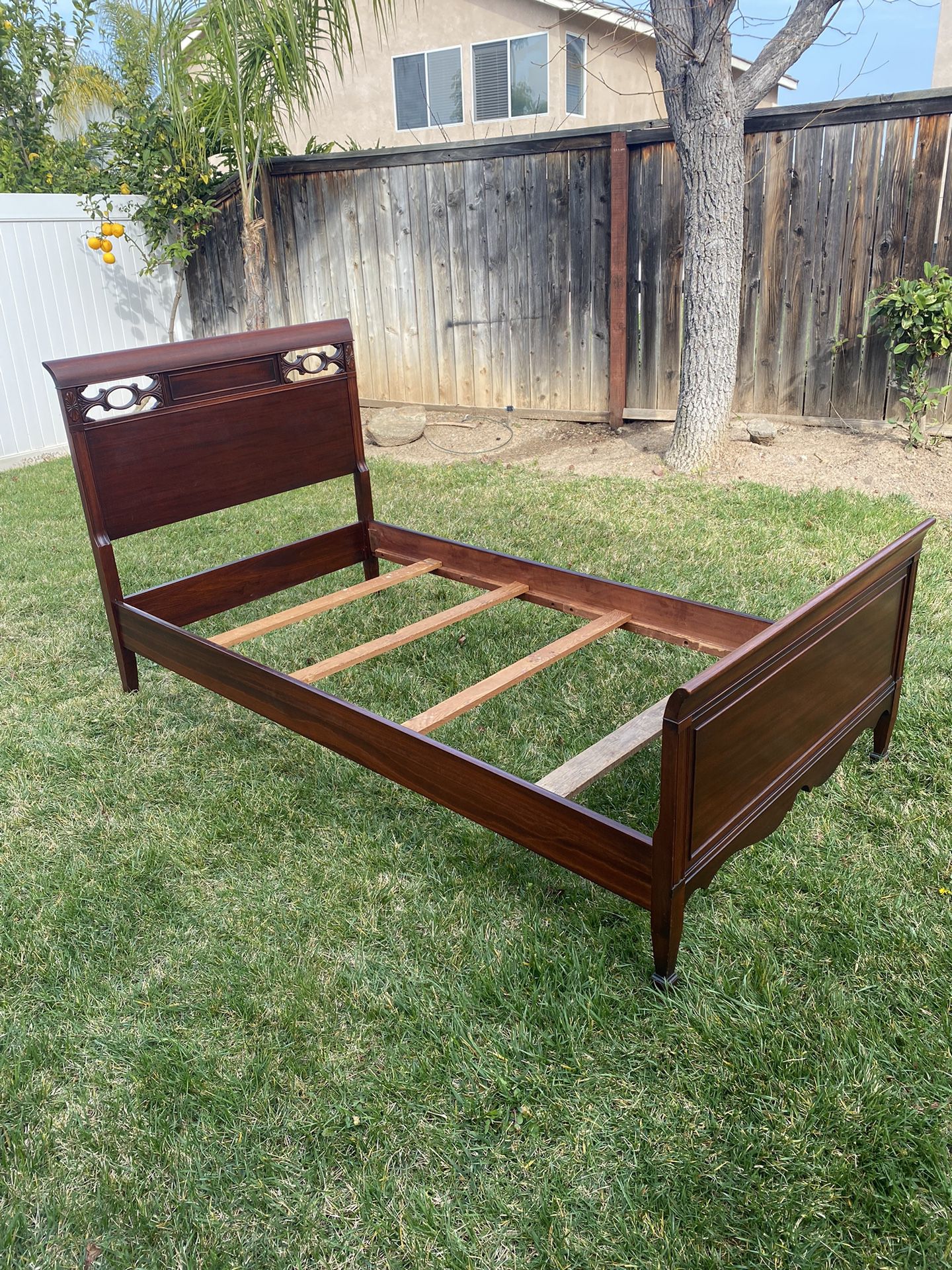 Selling A Vintage Solid Wood Twin Size Bed Frame Only 