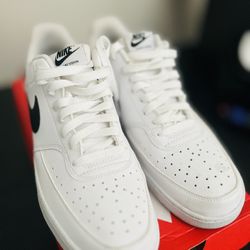 Nike Court Vision Low – White/Black – Men’s Size 11