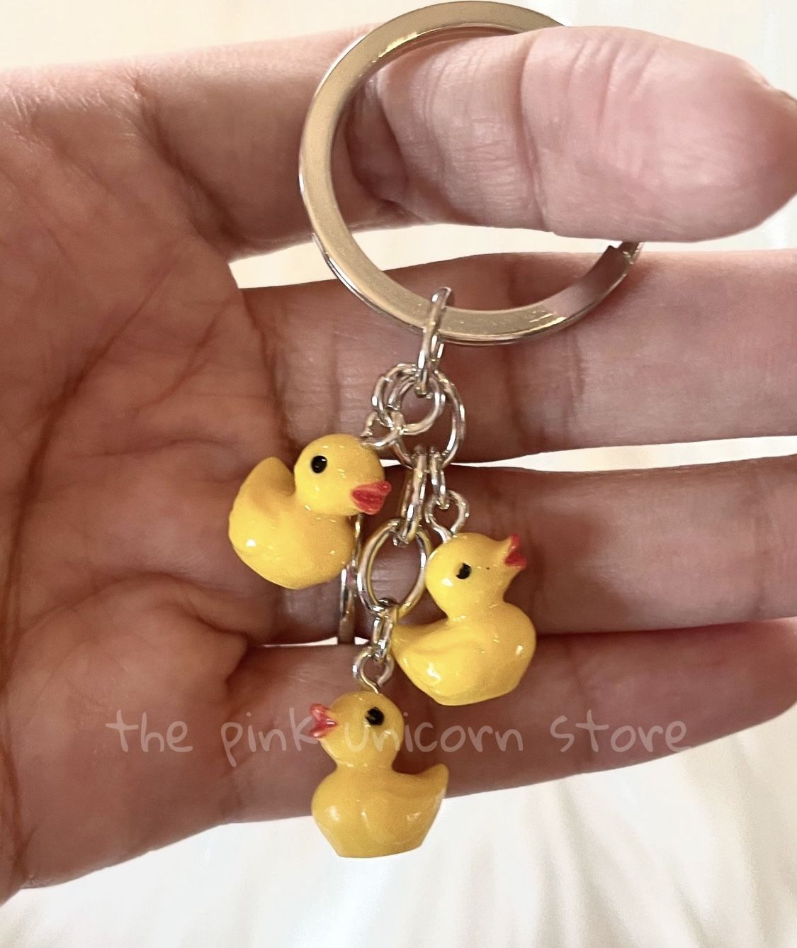 Rubber Duck Keychain 