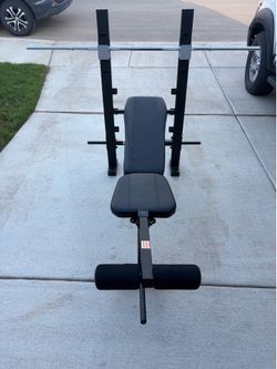 Weight Bench w Bar