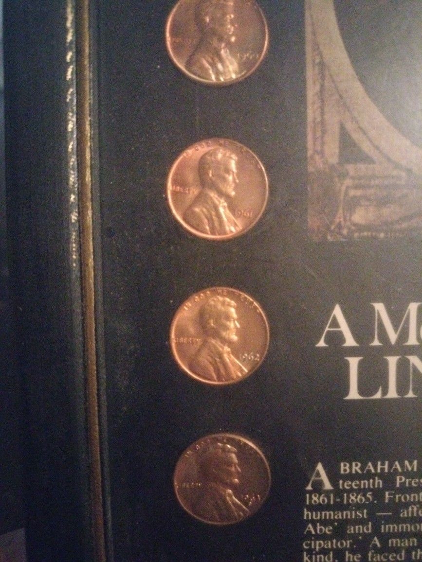 Mint Pennies 1959 Through 1975
