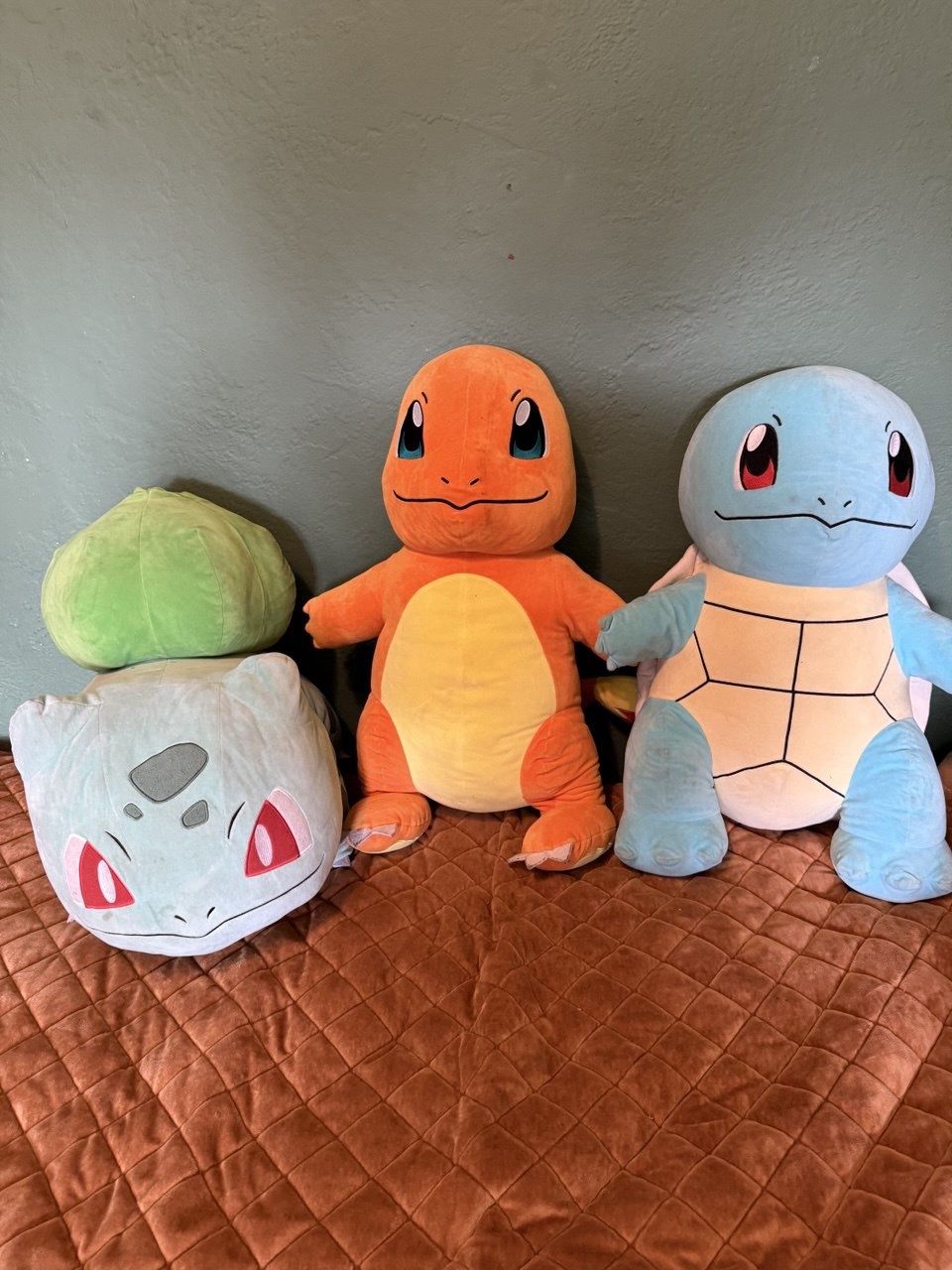Selling Large Pokémon Starter Trio Plushies