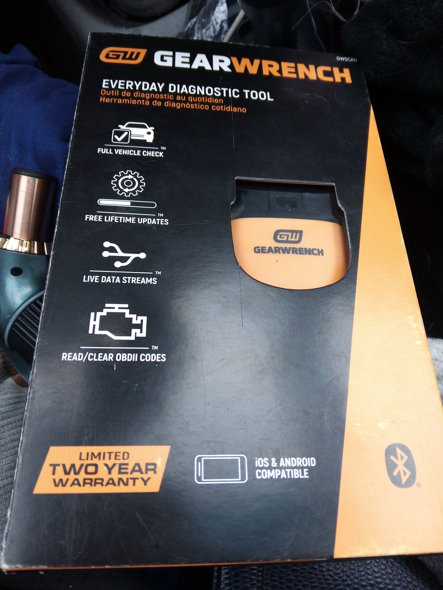 $20 GearWrench OBD2 EVERYDAY DIAGNOSTICS TOOL-BLUETOOTH -NO SUBSCRIPTION NEEDED!