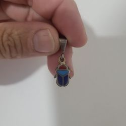 925 EGYPTIAN SCARAB CHARM (SMALL) $40