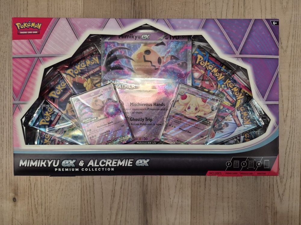 Pokemon TCG Mimikyu Ex & Alcremie Ex Premium Collection Box