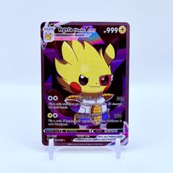 Vegeta Pikachu V Cosplay Holo Card
