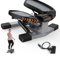 Brand New Sportsroyals Stair Stepper for Exercises-Twist Stepper with Resistance Bands and 330lbs Weight Capacity