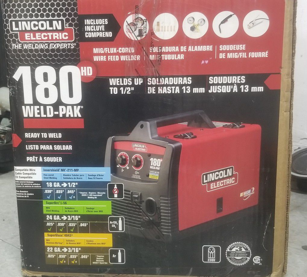 Lincoln electric welder machine 180 for sale