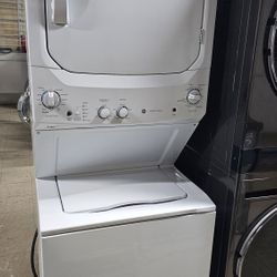 GE Stackable Washer And Dryer Electric 