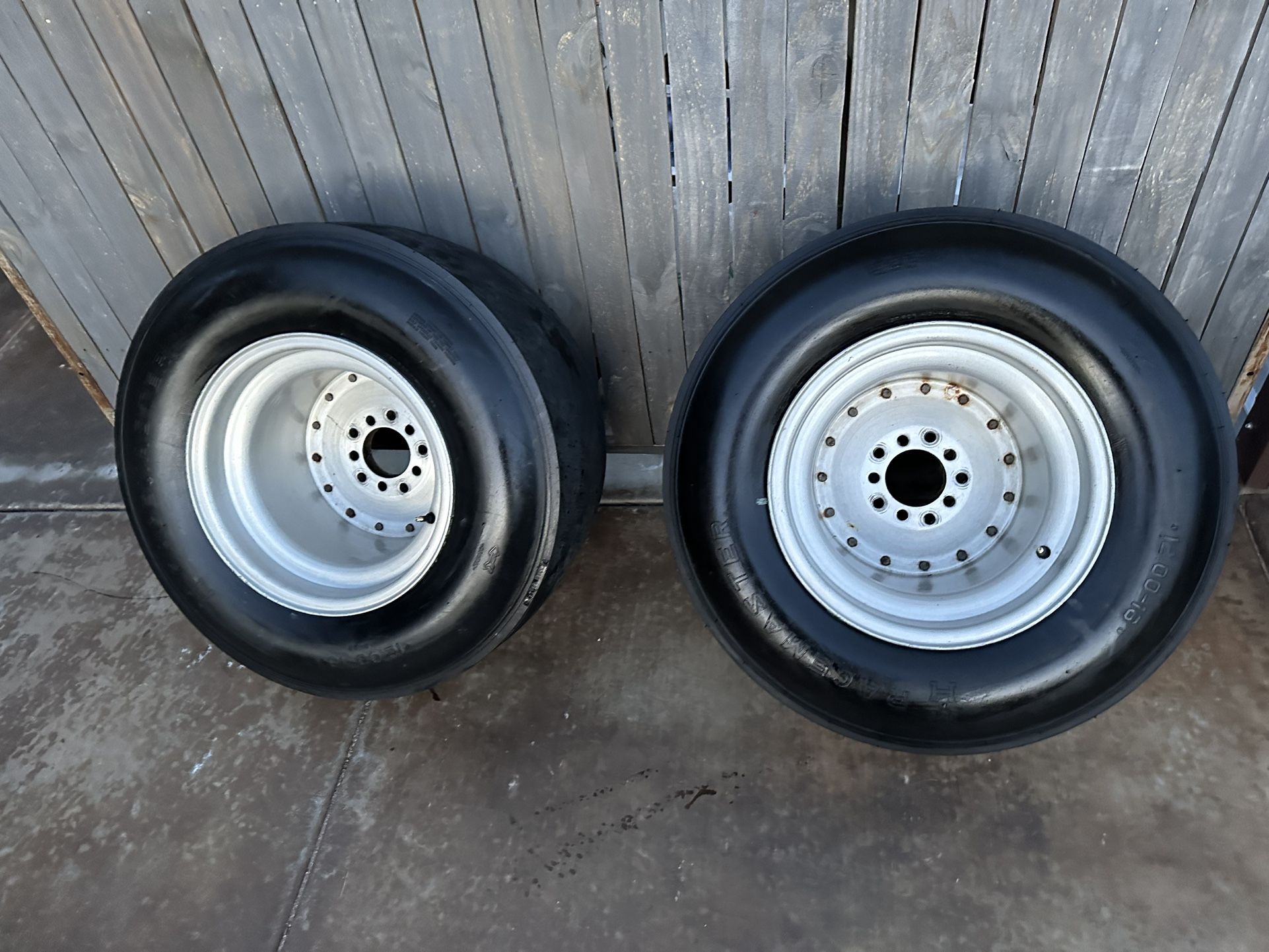 Gasser/drag Wheels 16x14 With Slicks