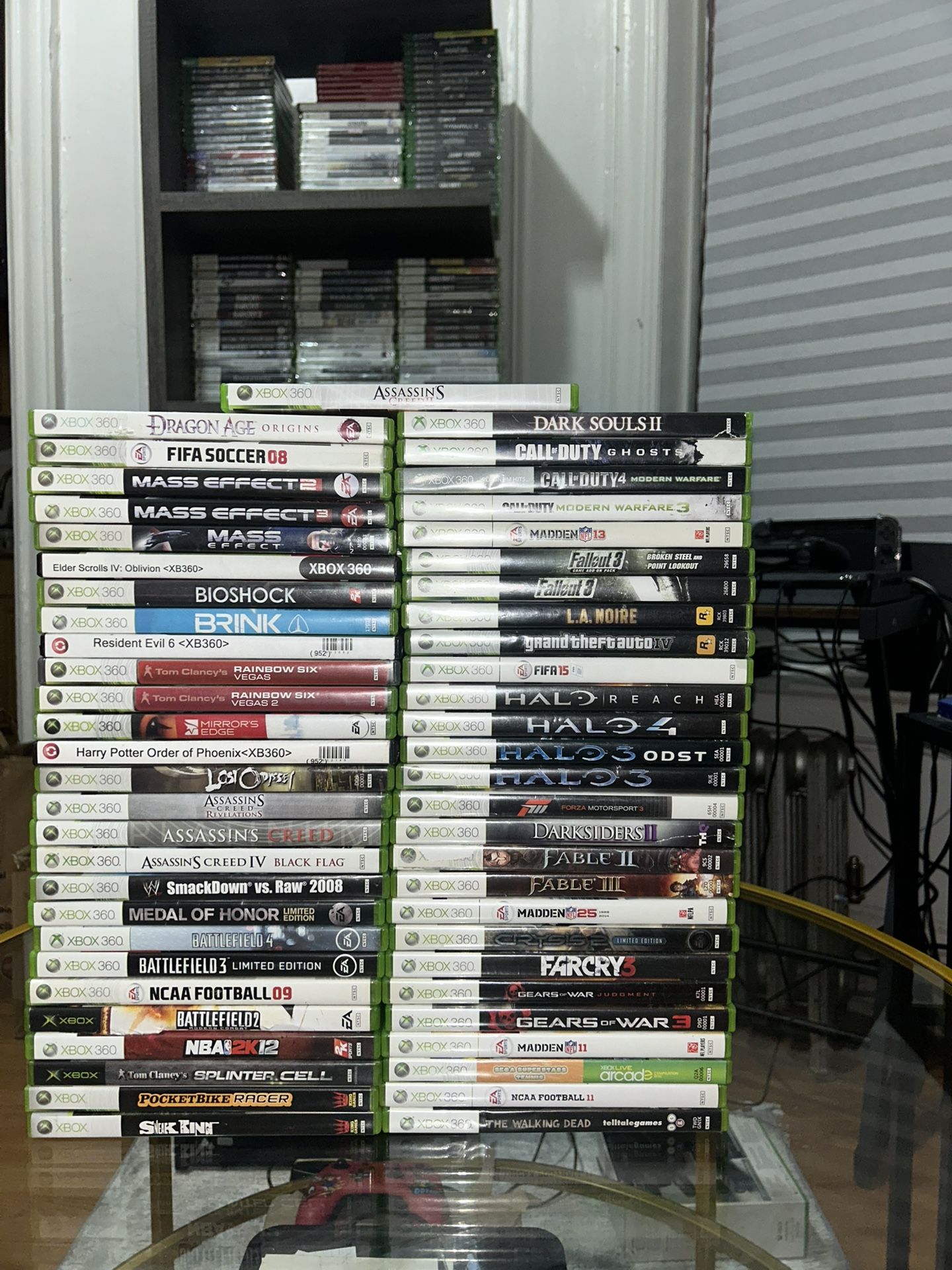 HUGE LOT OF 55 Xbox 360 GAMES IN EXCELLENT CONDITION 