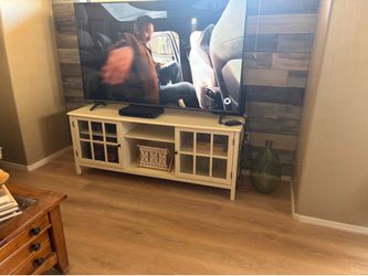Modern Organic Farmhouse Style TV Console