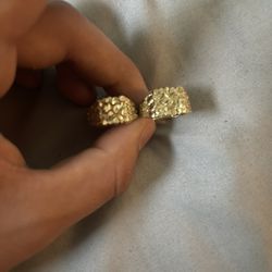 10k Gold Nugget Rings