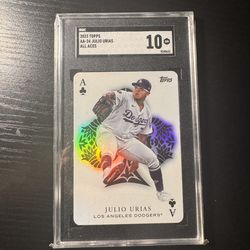 Julio Urias All Aces Topps SGC 10