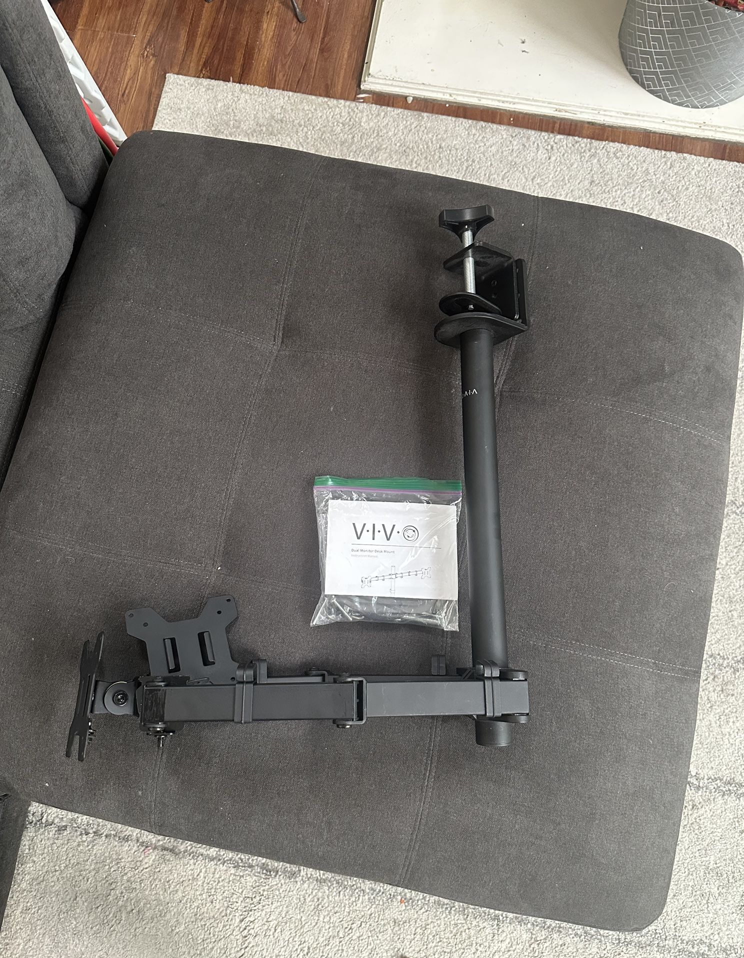 Dual Monitor Desk Mount Stand Fully