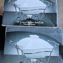 Porcelain Baker With Warmer