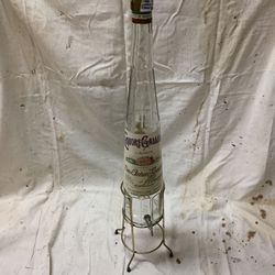Vintage Galliano Bottle With Tapper And Display