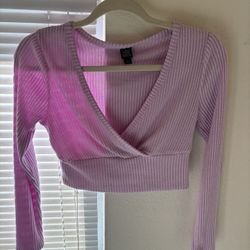 Small Purple Crop top