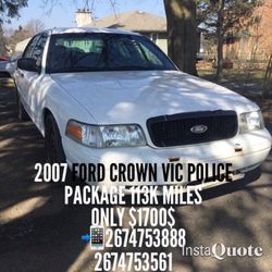 2007 ford crown Victoria 100k miles only