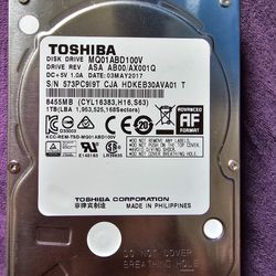 Toshiba 1TB 5400RPM 8MB| Cache SATA 3.0Gb/s 2.5 inch PS3/PS4 Hard Drive