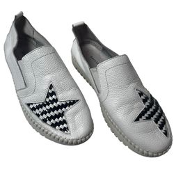 Bernie Mev star slip-on woven comfort flats Size 39 