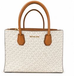 Michael Kors Signature Logo Tote Bag