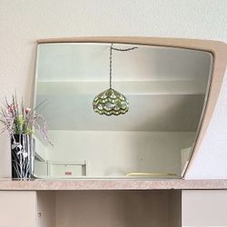 Huge Boomerang Mid Century Modern Mirror 