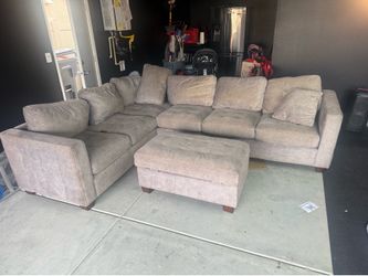 Sectional couch gray