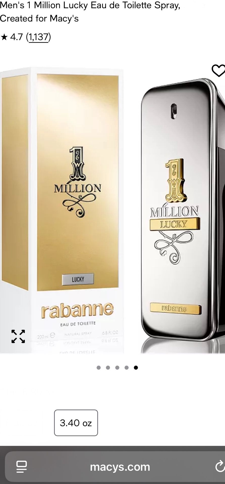 1 Million Lucky by Paco Rabanne