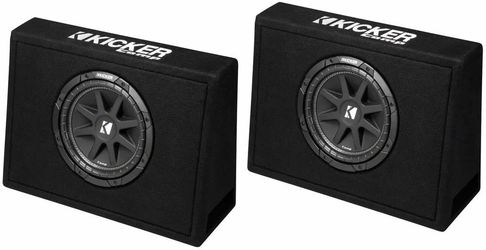 kicker comp c 10 inch subwoofer with box