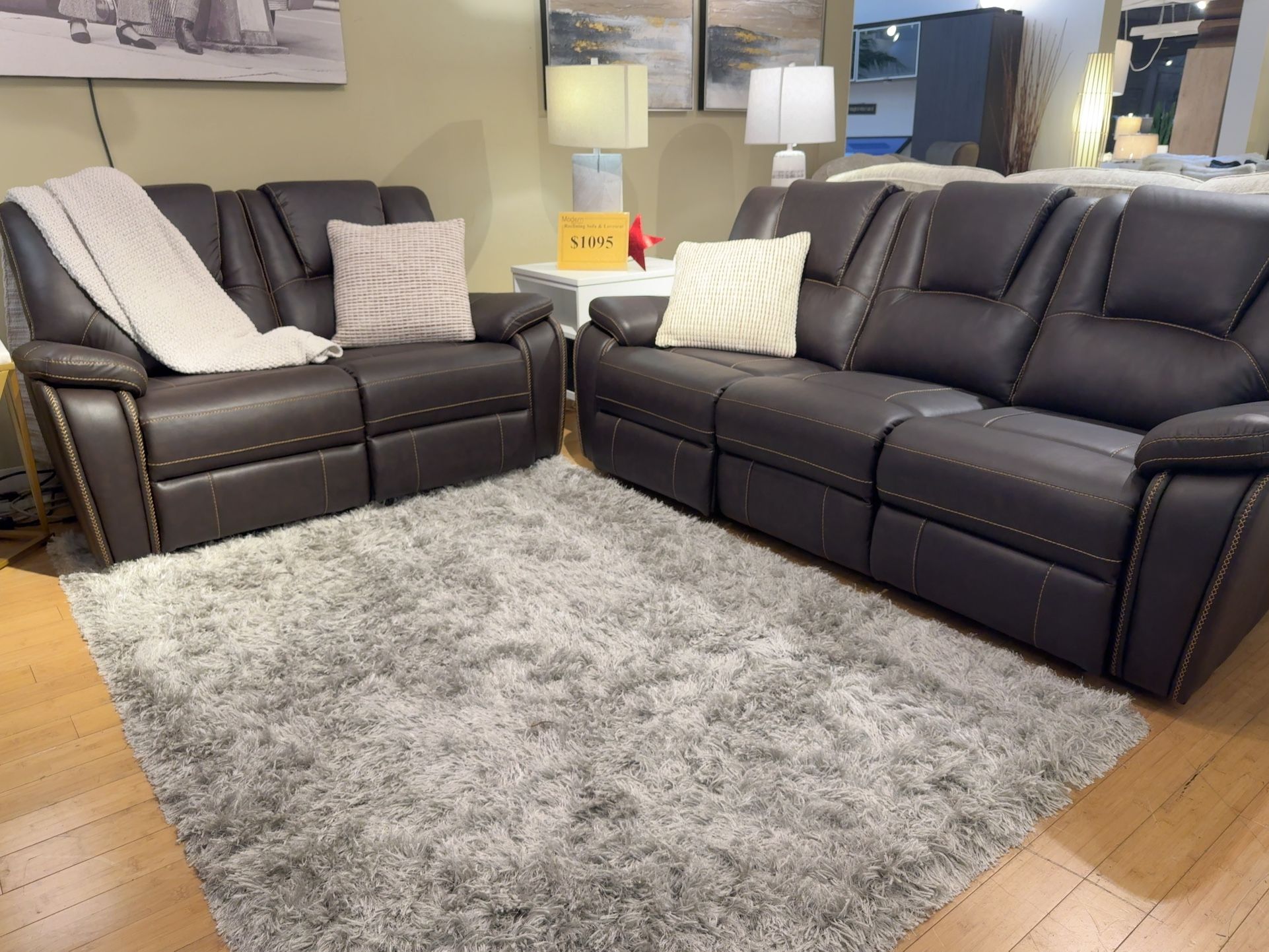 Reclining Sofa & loveseat (Modern Home Furniture)