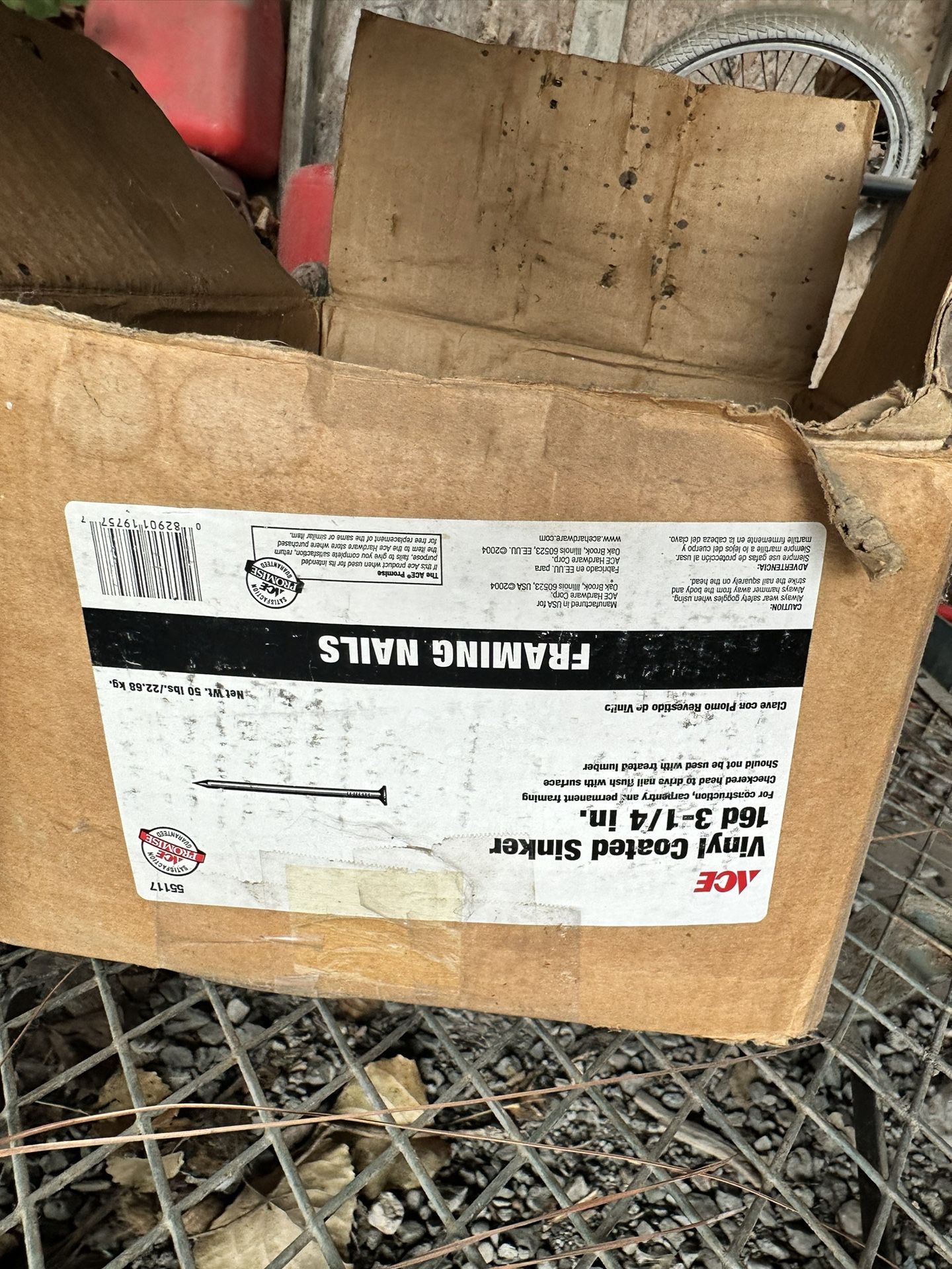 Vinal Coated Sinker Nail