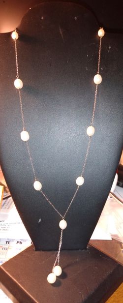 Pearls Necklace 925 silver