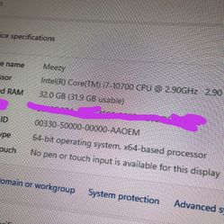 GAMING PC 3070 32gb RAM