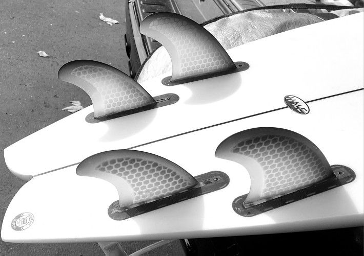 TERRAMAR STRETCH AND RMK QUAD SURFBOARD FINS...BRAND NEW