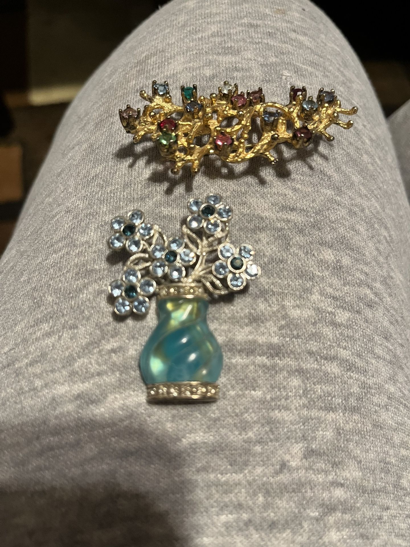 Two Brooches