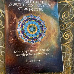 Positive Astrology Cards Krystal Savoy Enhancing Your Life Tarot Cards Deck